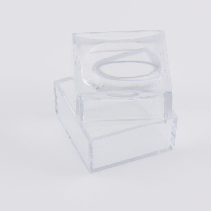 Small Magnifying box 26x26x22mm for Fossil Stones  