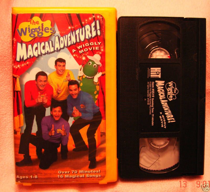 The Wiggles Magical Adventures~Vhs Video~Clamshell EXC~  