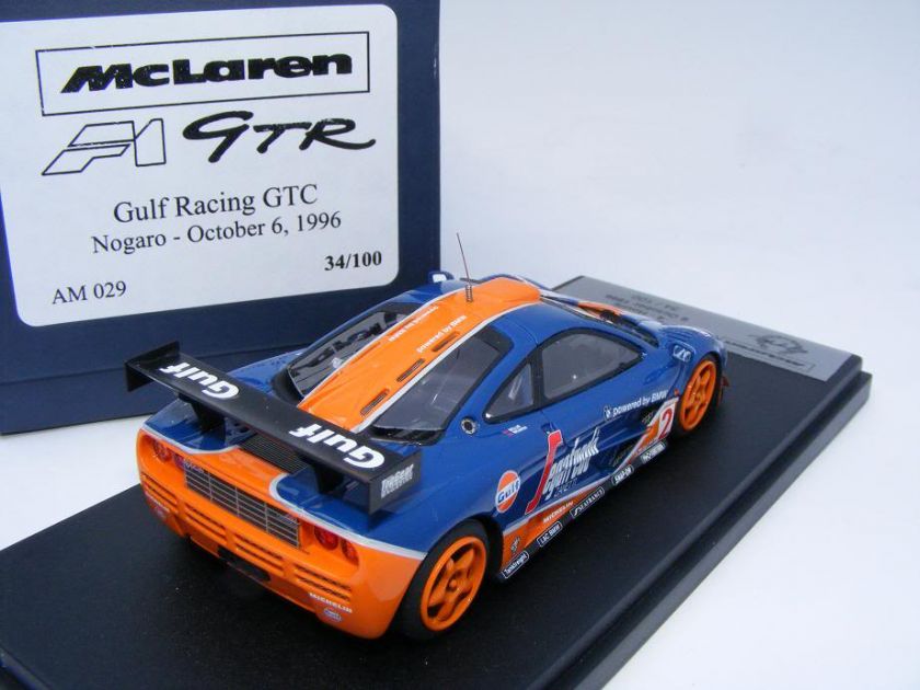 43 AutoBarn Models McLaren F1 GTR Gulf Nogaro 1996  