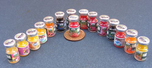 Full Glass Preserve Jar Dolls House Miniature Jam  