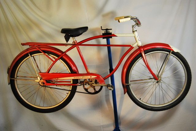   Columbia Newsboy Special balloon tire bicycle bike red rat rod  