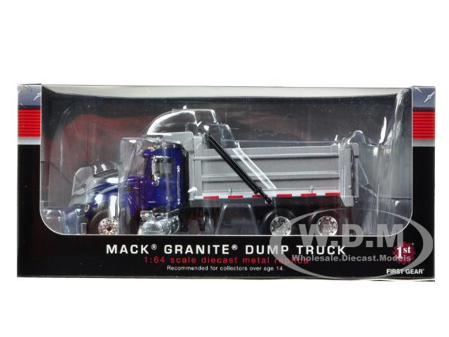 Brand new 164 scale diecast model car of Mack Granite Dump Truck 