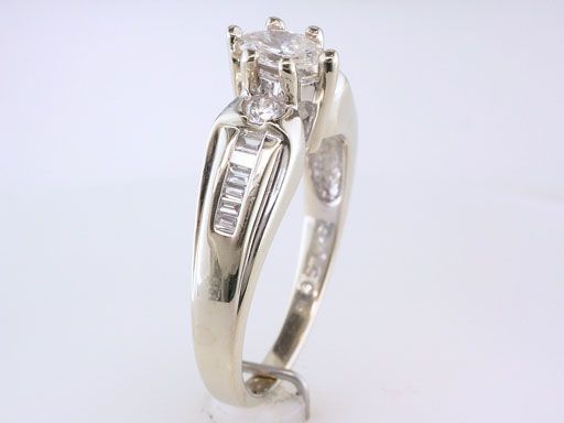   Diamond 1.00ct 14K White Gold Engagement Wedding Cocktail Ring Jewelry