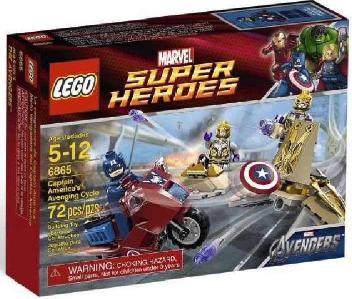 LEGO MARVEL SUPER HEROES CAPTAIN AMERICA 6865 SET AVENGERS  