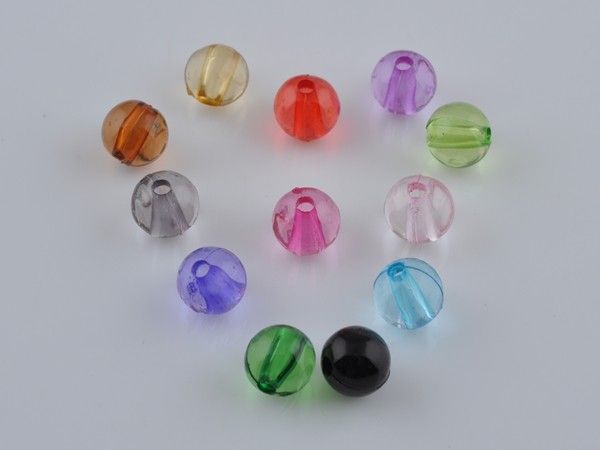 500 pcs mixed acrylic spacer loose beads charms findings accessories 