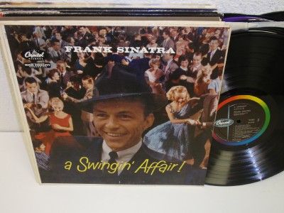   SINATRA A Swingin Affair LP Capitol W803 MONO Vinyl Album Record