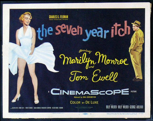 SEVEN 7 YEAR ITCH * MARILYN MONROE MOVIE POSTERS LCS  