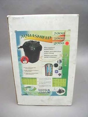 AQUASHIELD 4000 UV PRESSURIZED POND FILTER UVC  