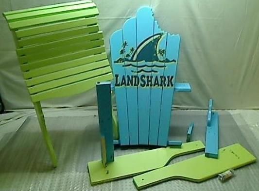 Margaritaville Model SA 623072F Deluxe Land Shark Adirondack Chair 