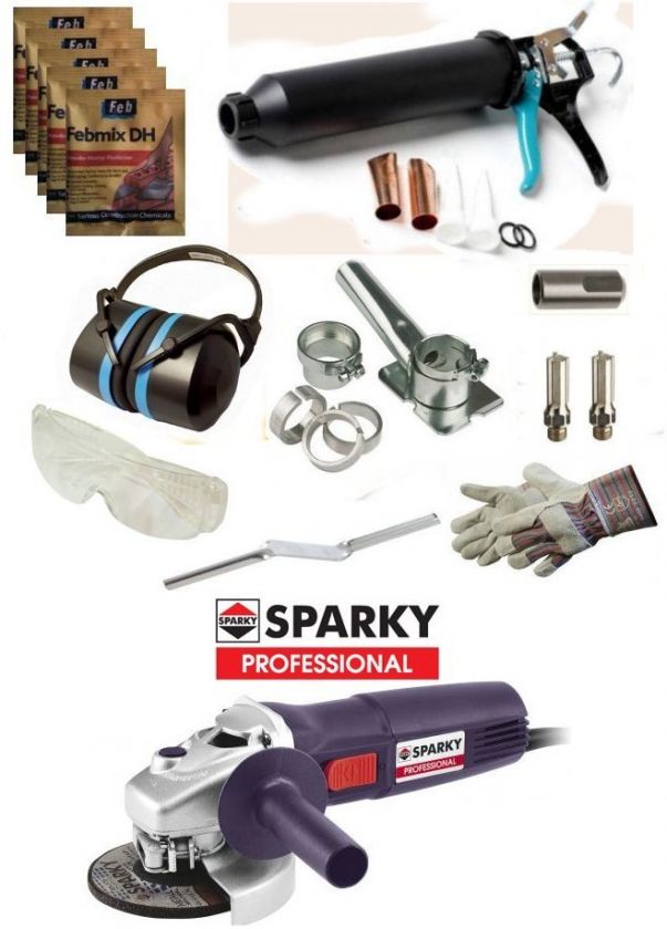   PACK   GRINDER, MORTAR RAKE KIT, MORTAR GUN & SAFETY SET  